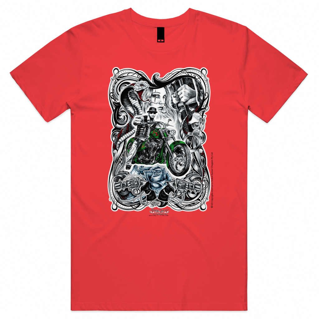 SnakeCharmer color Unisex Tee