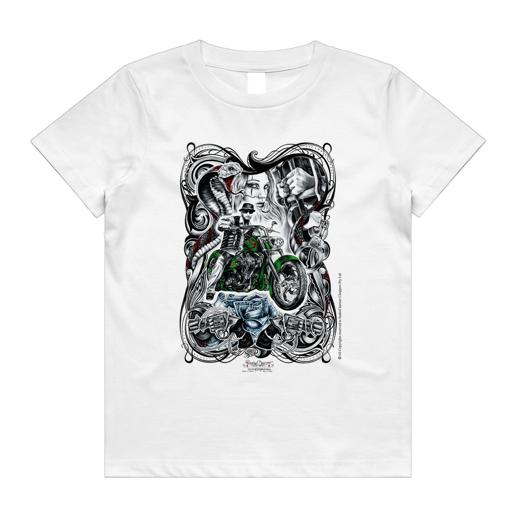 SnakeCharmer color Kids/Youth Tee