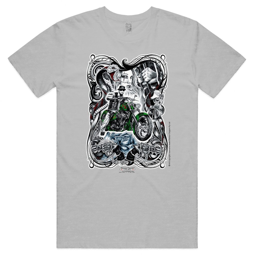 SnakeCharmer color Unisex Tee