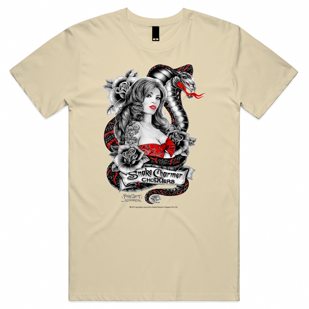 Snake Charmer girl Unisex Tee