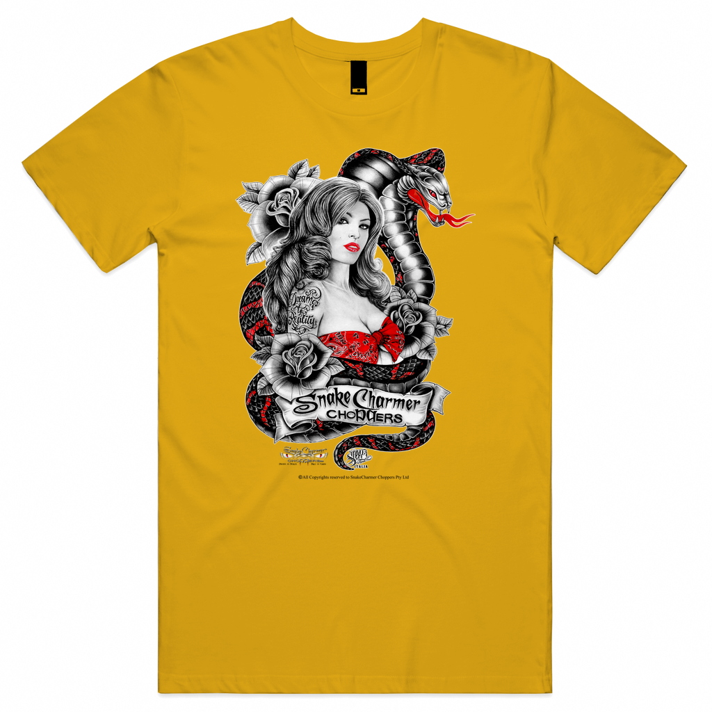 Snake Charmer girl Unisex Tee