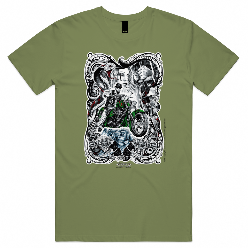 SnakeCharmer color Unisex Tee