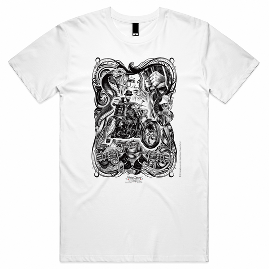 SnakeCharmer black Unisex Tee