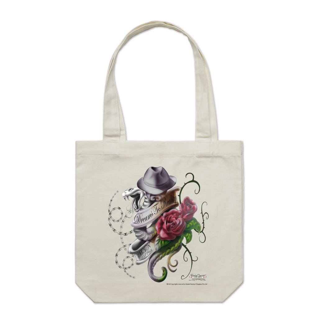 Dreams to Reality roses Tote Bag