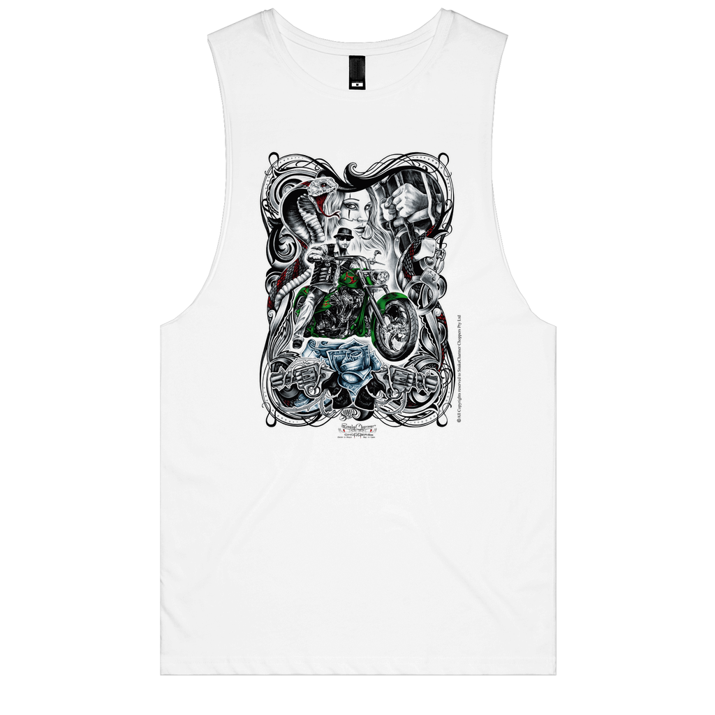 SnakeCharmer color Muscle Tee