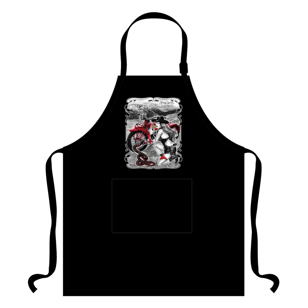 SnakeCharmer cowgirl Apron