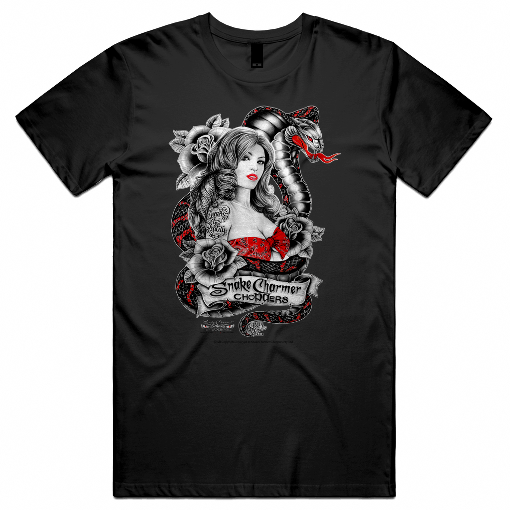 Snake Charmer girl Unisex Tee