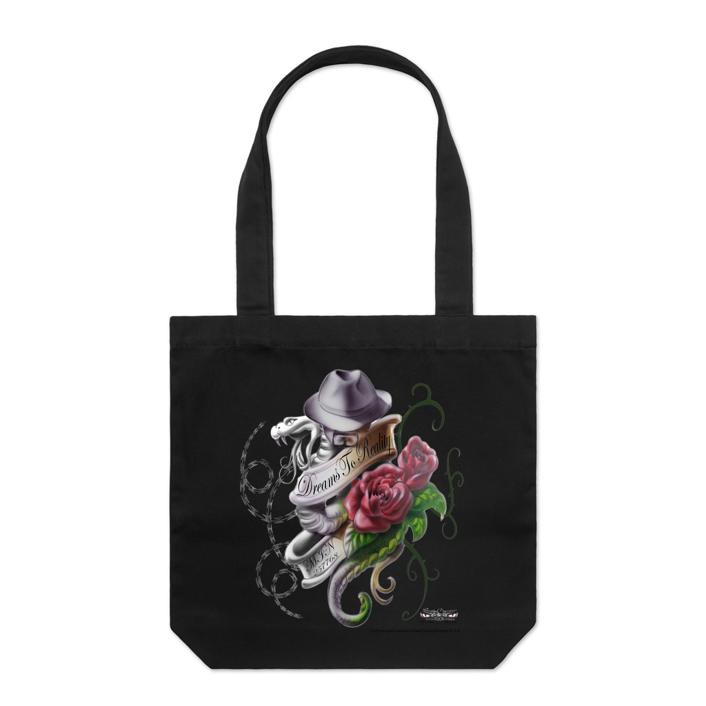 Dreams to Reality roses Tote Bag