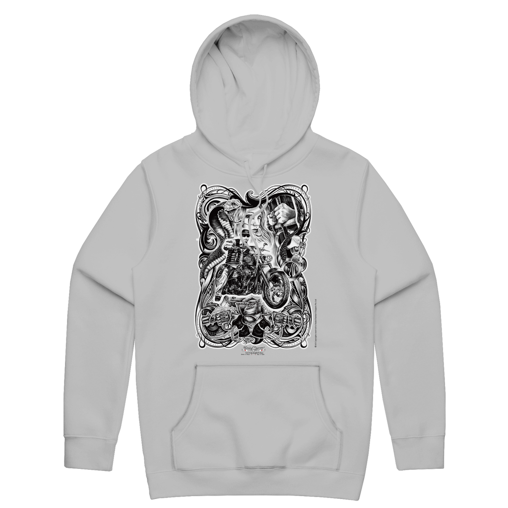 SnakeCharmer black Unisex Hoodie