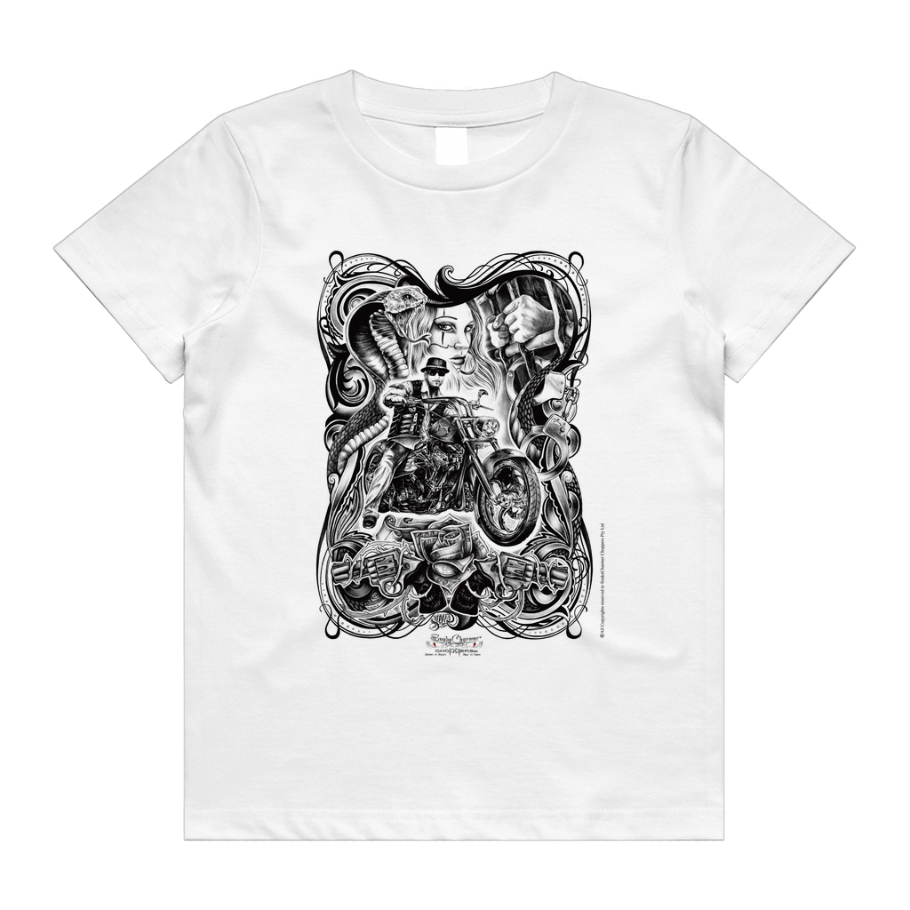 SnakeCharmer black Kids/Youth Tee