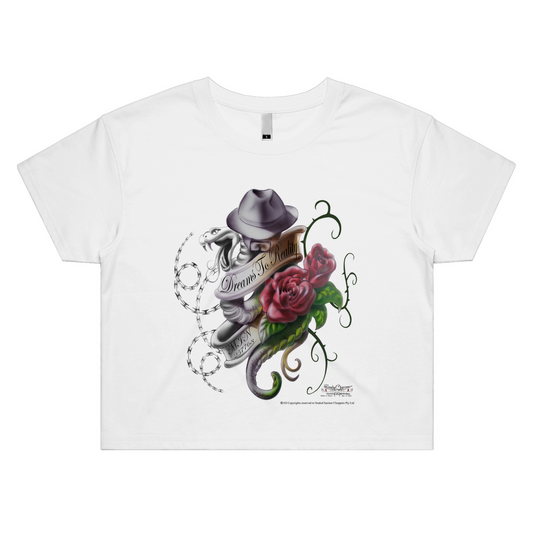 Dreams to Reality roses Womens Crop