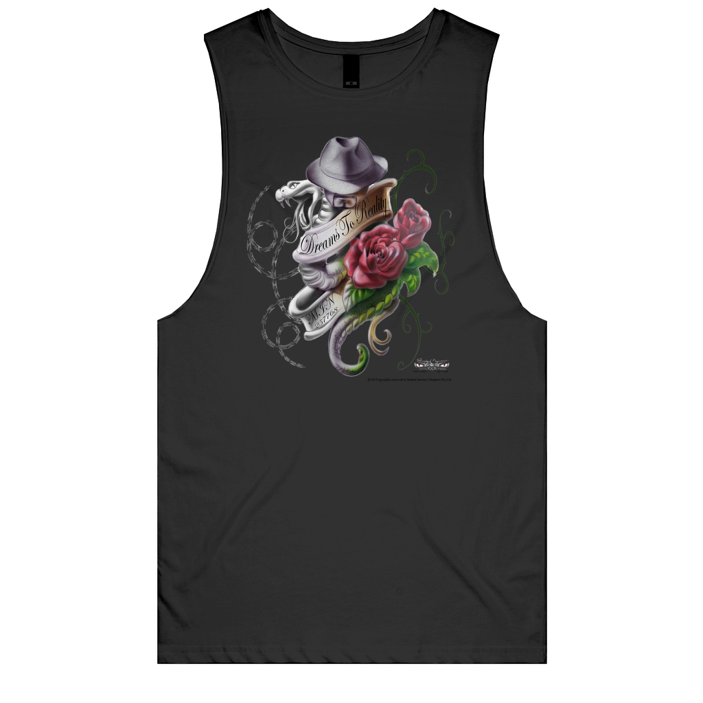 Dreams to Reality roses Muscle Tee