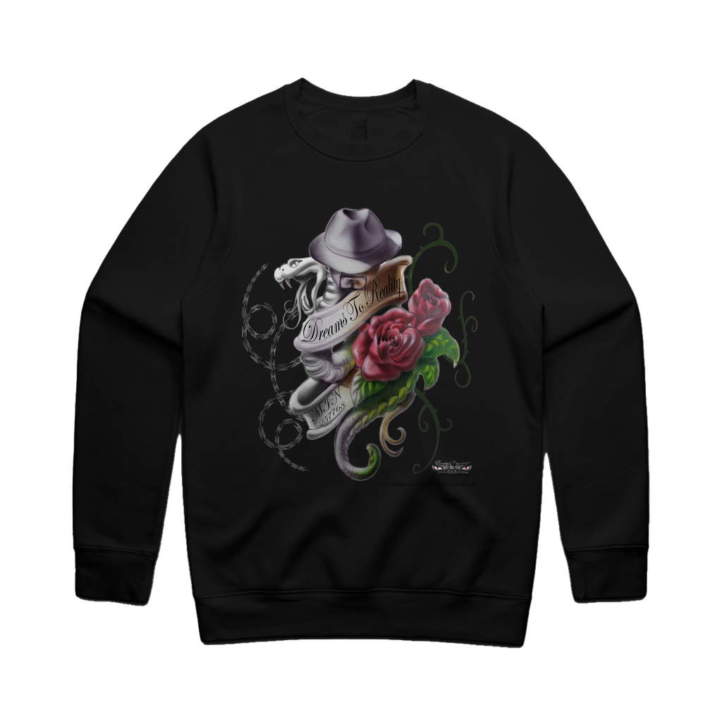 Dreams to Reality roses Unisex Crewneck