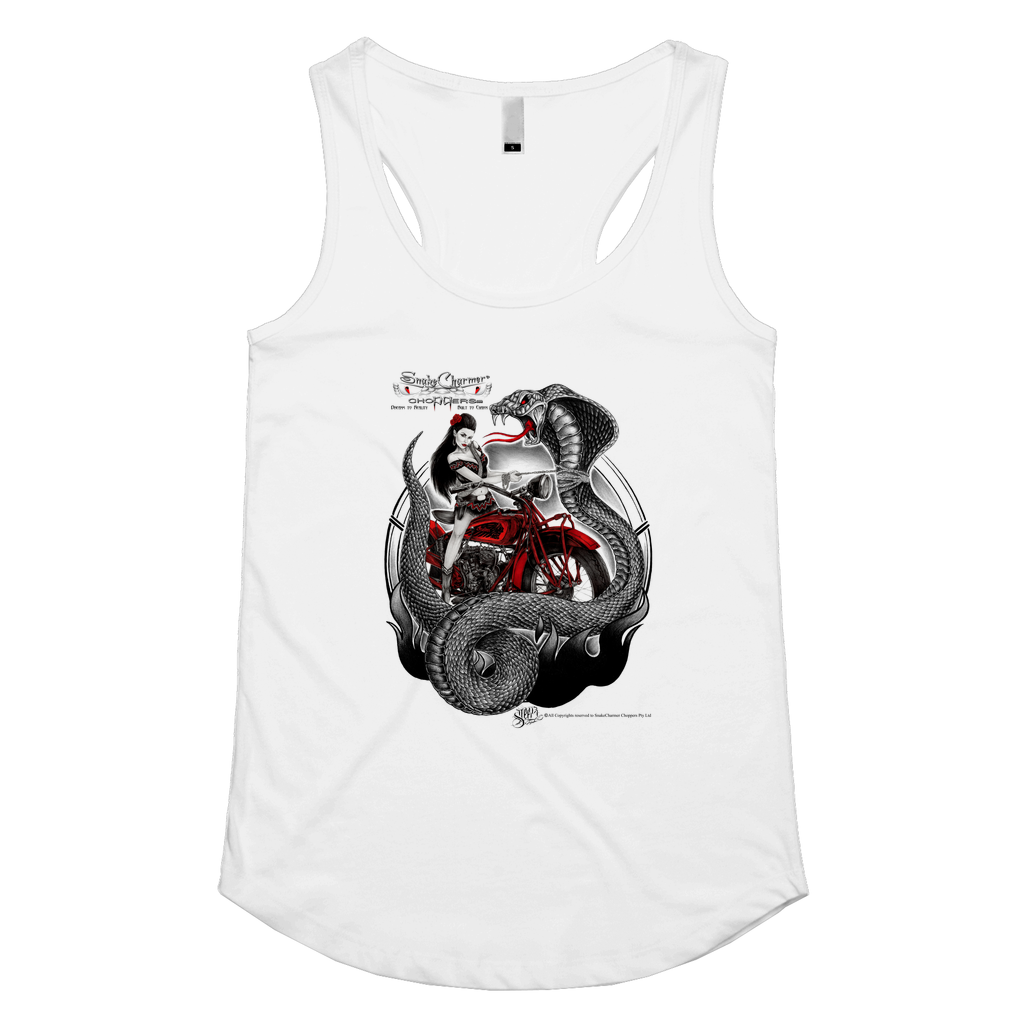 Cobra girl ring Womens Racerback Singlet