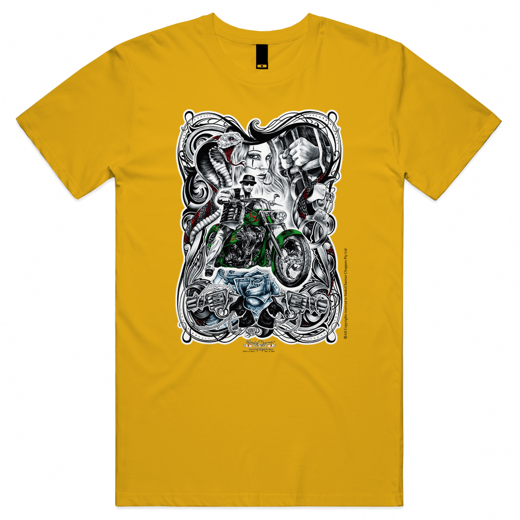 SnakeCharmer color Unisex Tee