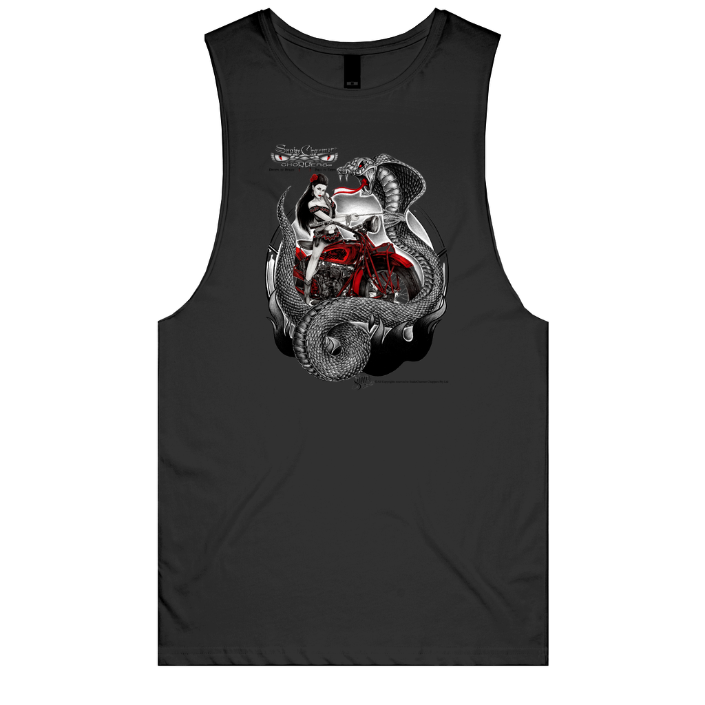 Cobra girl ring Muscle Tee