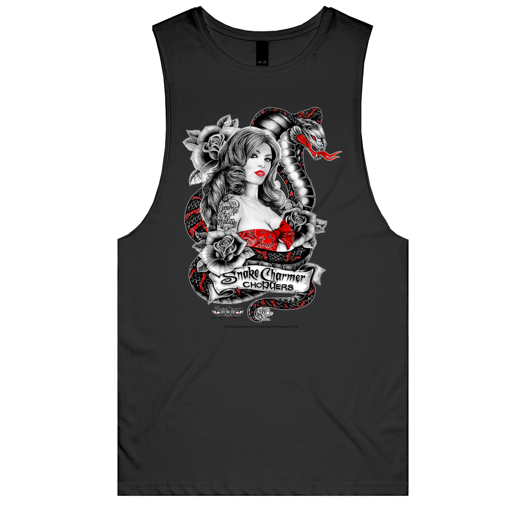 Snake Charmer girl Muscle Tee