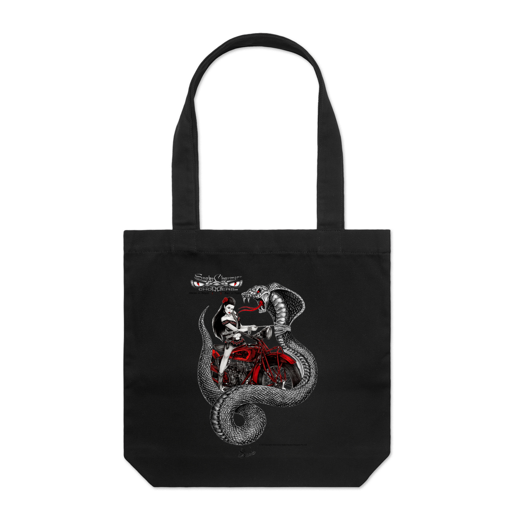 Cobra girl Tote Bag