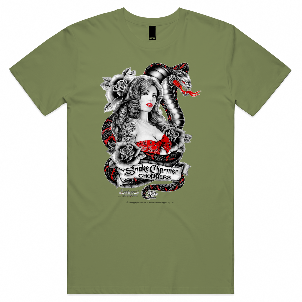 Snake Charmer girl Unisex Tee