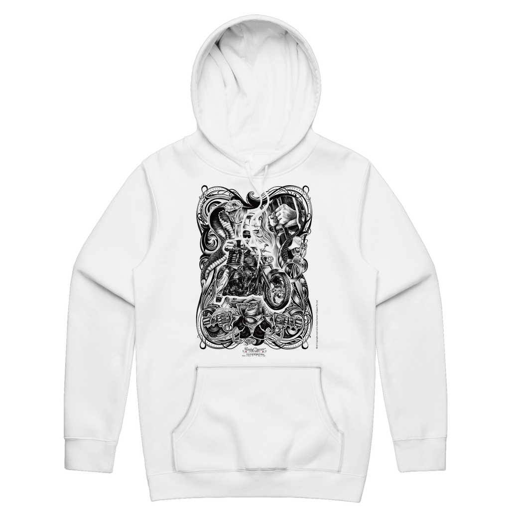 SnakeCharmer black Unisex Hoodie