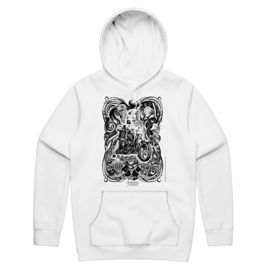 SnakeCharmer black Unisex Hoodie