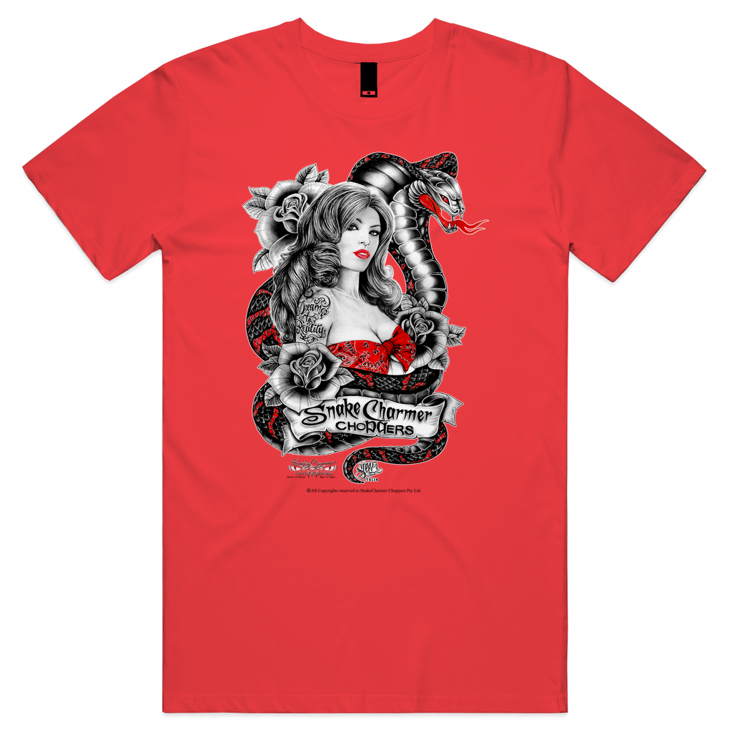 Snake Charmer girl Unisex Tee