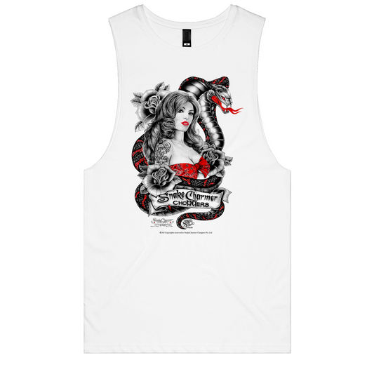 Snake Charmer girl Muscle Tee