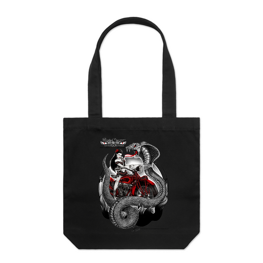 Cobra girl ring Tote Bag