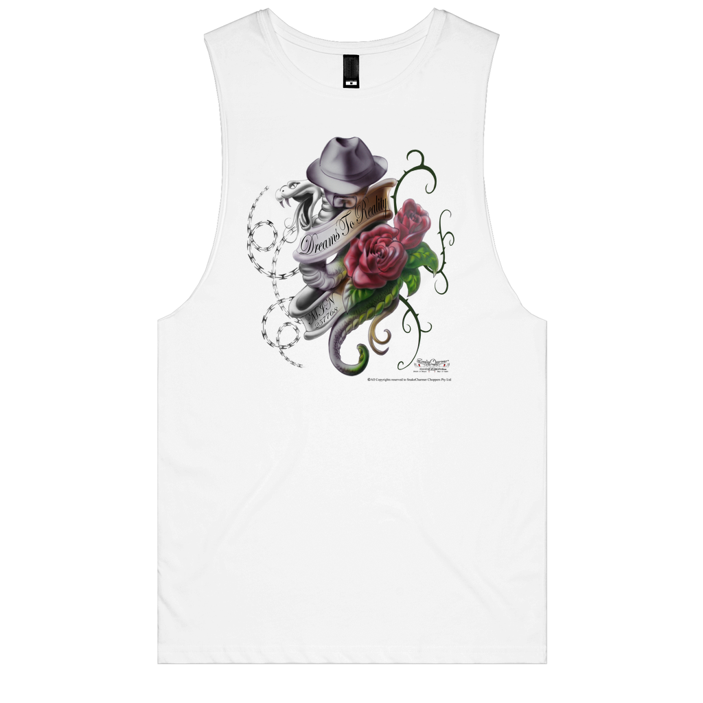 Dreams to Reality roses Muscle Tee